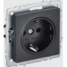 Розетка IEK Brite РС14-1-0-БрЧ