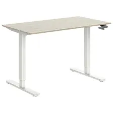 Стол Механический подъемный стол KingStyle UP Mech White , сосна натуральная
