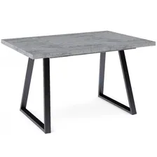 Стол обеденный DikLine ZB120 Black, бетон