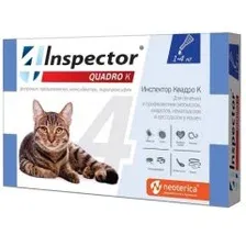 Капли от паразитов INSPECTOR Quadro для кошек 1-4 кг / I301