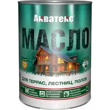 Масло для древесины Акватекс Для террас лестниц полов (750мл, бесцветный)
