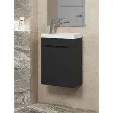 Uperwood Тумба под умывальник Tanos 40 см (черный матовый)