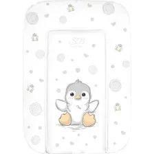 Пеленальный матрас Sweet Baby Pinguino New Grigio 48x71 (пингвин серый)