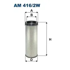 Фильтр воздушный FILTRON AM 416/2W