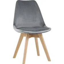 Стул Stool Group Frankfurt велюр (серый)
