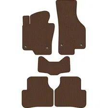 Комплект ковриков для авто Alicosta Volkswagen Passat VI, VII (седан / B7, B6) 2005 - 2015 (коричневый, сота)