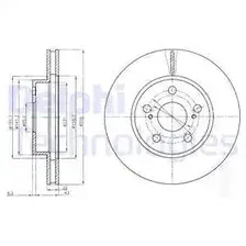 Тормозной диск DELPHI BG4269