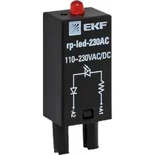 Модуль светодиодный для реле EKF rp-led-230AC