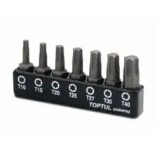 Набор бит TORX Т10-Т40 7шт. TOPTUL