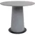 Кухонный стол Lepremo AV 2317 МДФ+керамика 900 (серый матовый Larka Grey/черный+HPL Будда)