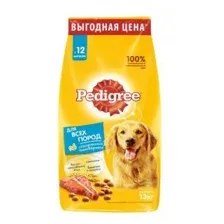Корм Pedigree для взрослых собак всех пород, со вкусом говядины, 13 кг