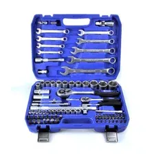 Набор инструментов 1/4", 1/2" 6 граней 82 предмета МАСТАК