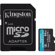 Карта памяти Kingston SDCG4/64GB micro SDXC Canvas Go Plus