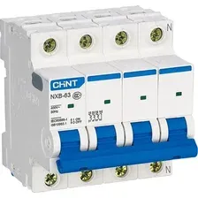 Выключатель автоматический Chint NXB-63S 4P 40A 4.5кА C 296909