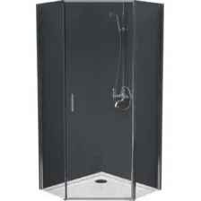 Душевой уголок BelBagno UNO-195-P-1-80-C-Cr