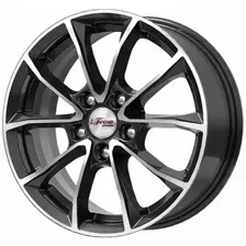 Литой диск iFree Джет (КС914) 16x6.5" 5x114.3мм DIA 67.1мм ET 43мм Блэк Джек