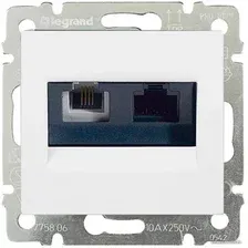 Розетка компьютерная Legrand Valena 695339 (белый)