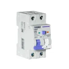 Дифференциальный автомат FMO-EL-1P+N 16A 30mA 6kA тип AC, х-ка C, 2M Dr.Ferz
