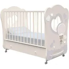 Классическая детская кроватка Nuovita Stanzione Cute Bear Swing (ваниль)
