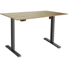 Стол с регулировкой высоты ErgoSmart Electric Desk Slim 1380х800х18 мм (дуб натуральный/черный)