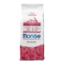 Сухой корм для собак Monge All Breeds Adult Monoprotein говядина с рисом 12 кг