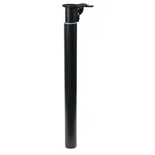 Опора мебельная AKS круглая d60 h710-1100 регулируемая, черный