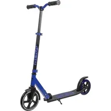 Двухколесный подростковый самокат Novatrack Polis 200 Pro 200.POLIS.BL20 (черный/синий)