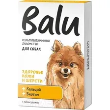 Лакомство для собак BaLu Здоровье кожи и шерсти мультивитаминное / 228004076 (130таб)