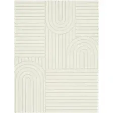 Ковер для жилой комнаты Radjab Carpet Сканди Сизаль Прямоугольник 10946A (2x4, Krem/Krem)