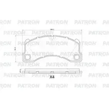 Тормозные колодки дисковые передняя ось PATRON PBP1560