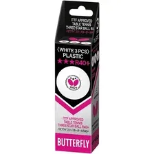 Мяч для настольного тенниса Butterfly Three-Star R40 Ball (3 шт)