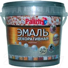 Краска Palizh Декоративная 0.9 кг (темное серебро)