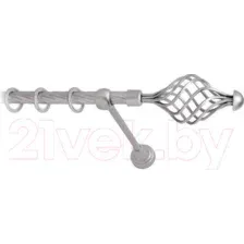 Карниз для штор Lm Decor Вираж 098 1р витой (сатин, 1.6м)