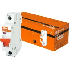 Автоматический выключатель TDM ВА47-29 1Р 25А С 4,5кА (SQ0206-0076)