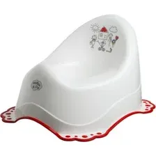 Детский горшок Maltex Семья 5825 (белый/красный)