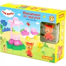 Конструктор Полесье Три кота. Карамелька на прогулке 77179
