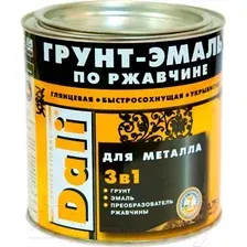 Грунт-эмаль DALI По ржавчине 3 в 1 (750мл, черный)