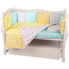 Детский комплект постельного белья Amarobaby Happy Baby (15 предметов)