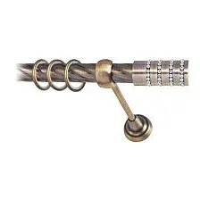 Карниз для штор Lm Decor Барамелла 117 1р витой 25мм (антик, 3.2м)