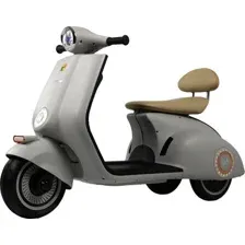Детский мотоцикл RiverToys K444PX-A (серый)