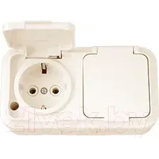 Розетка Bylectrica РА16-303(03) (серый)