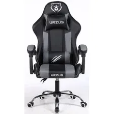 Игровое (геймерское) кресло URZUS Fighter UR-7351129 (черный/серый)