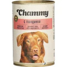 Chammy Консервы для собак (Говядина в соусе) 415 г х 12 шт