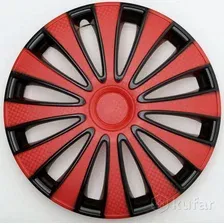 Колпак декоративный автомобильный GMK Red Black 15 4 шт STAR S15029