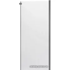 Душевая стенка Veconi 90x195 KP06GR-90-01-C4 (стекло прозрачное/брашированный графит)