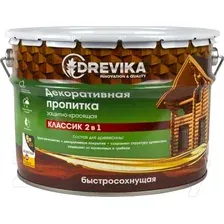 Пропитка для дерева Drevika 9л (бесцветный)