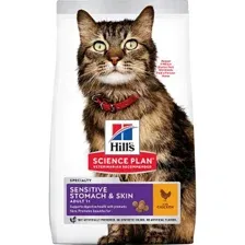 Корм Hill's Science Plan Sensitive Stomach & Skin для кошек (курица) 7 кг