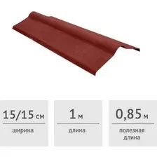 Ондулин Onduline Конек (красный)