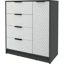 Тумба Интерлиния Концепт КТ-Т90 Техно (антрацит/грей)