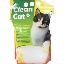 Силикагелевый наполнитель Clean Cat впитывающий, ромашка, 3.8 л